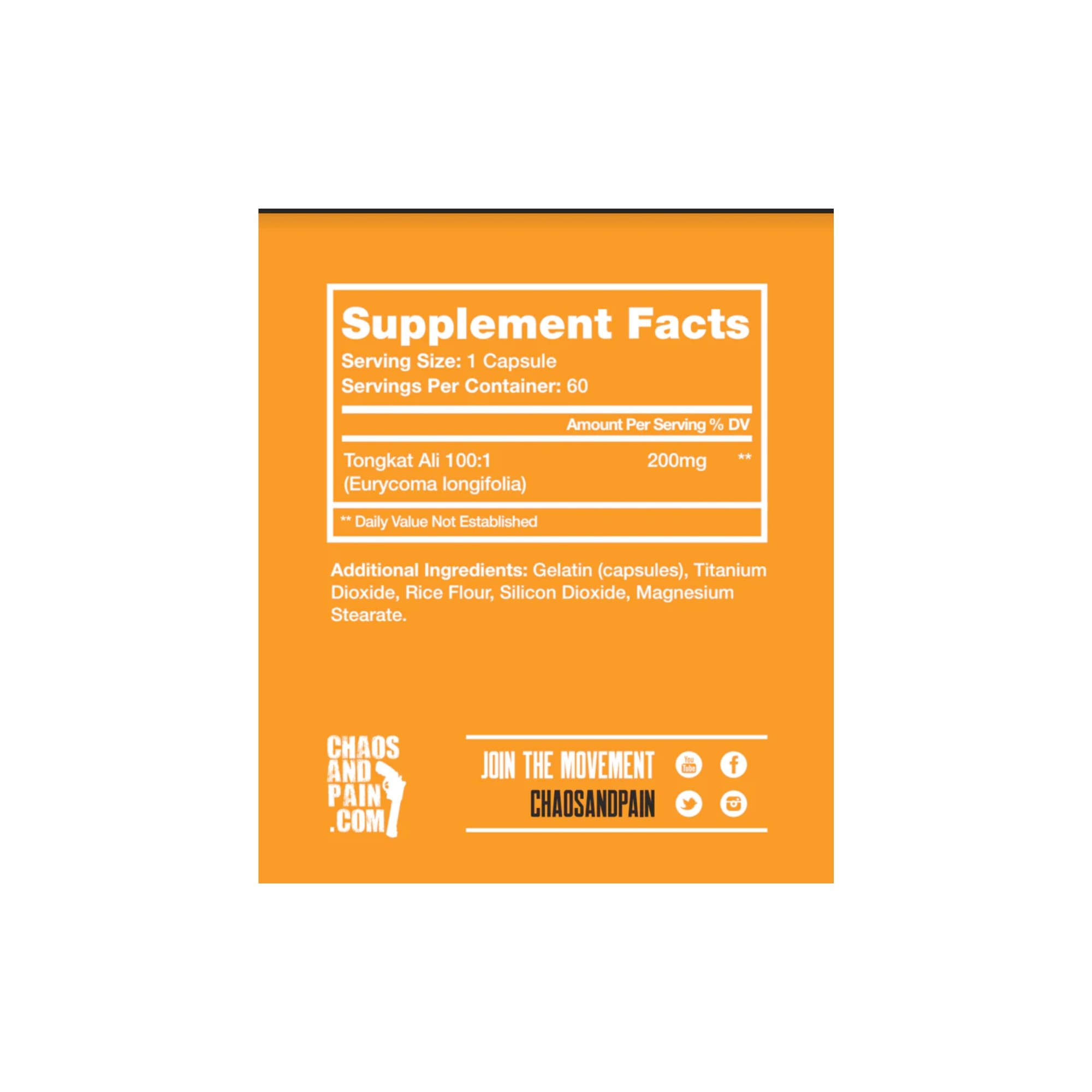 chem t supplement facts