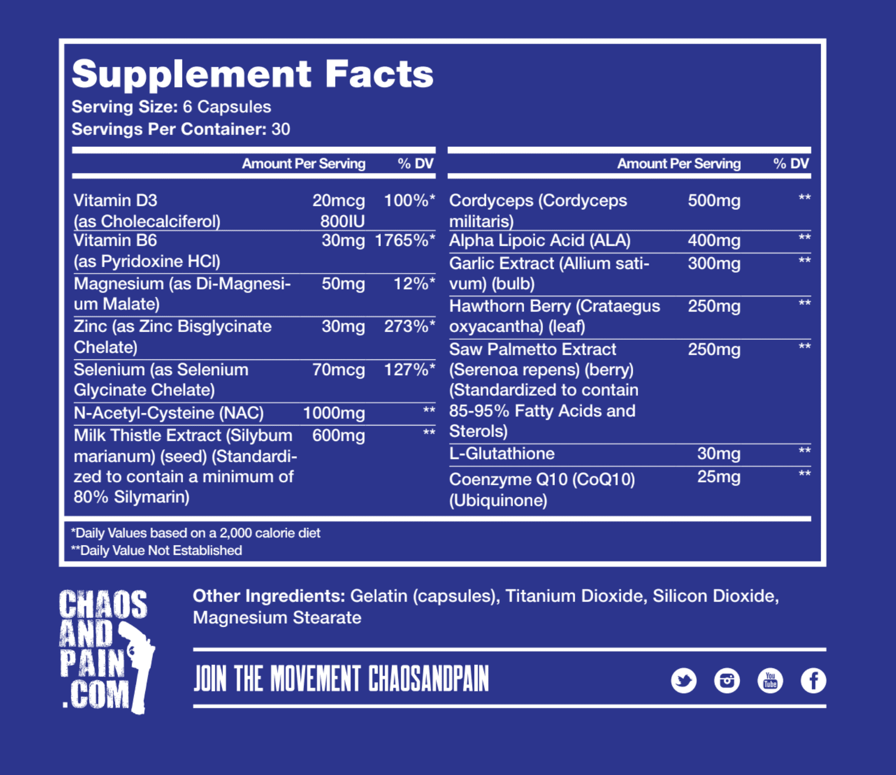 chem od supplement facts