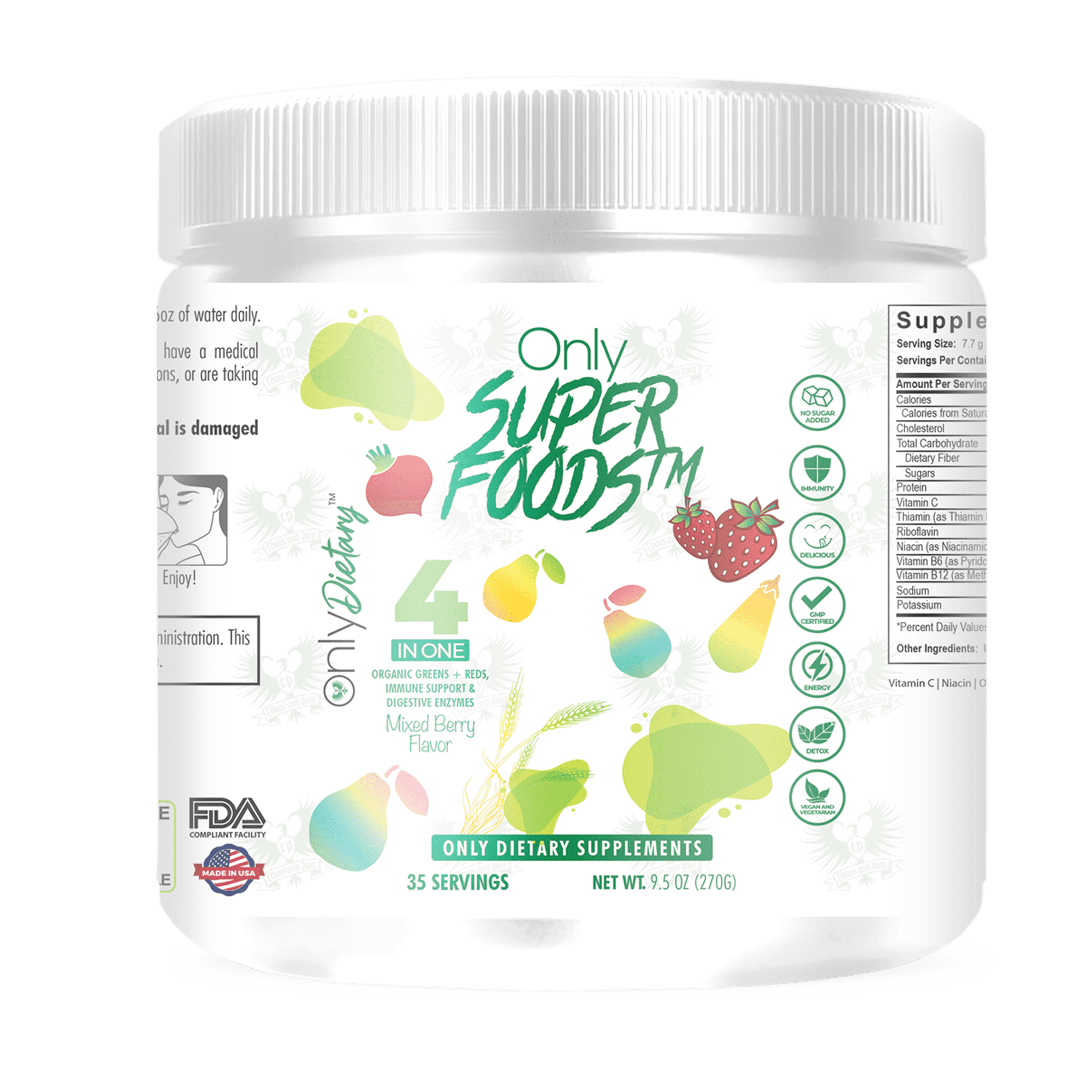 only superfoods mixed berry