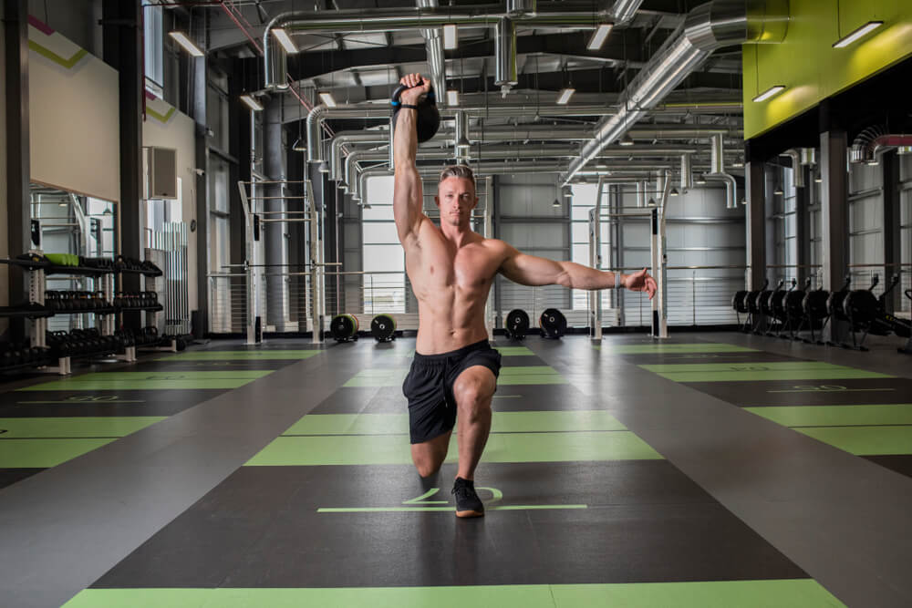 TRAINING TIPS: SINGLE ARM OVERHEAD KETTLEBELL DUMBBELL LUNGE - Chaos and Pain